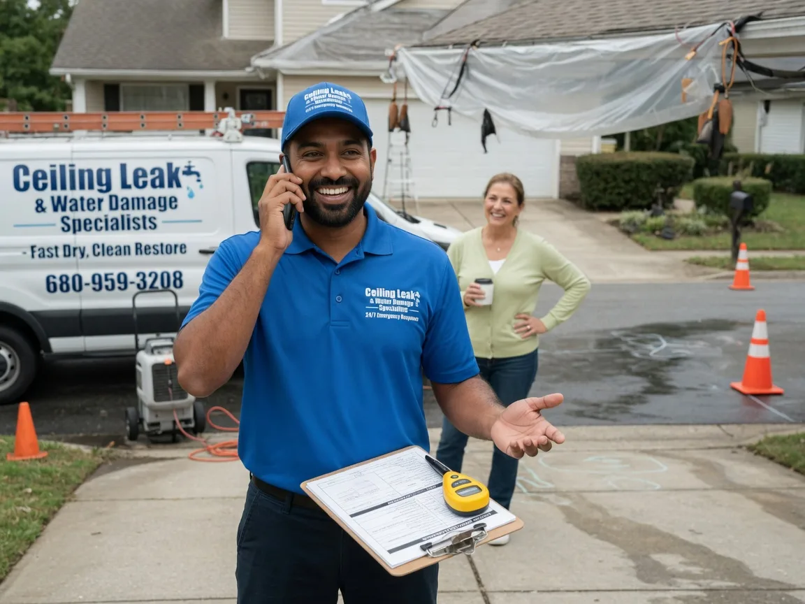 Ceiling Leak Cleanup Woodhull, IL FAQs